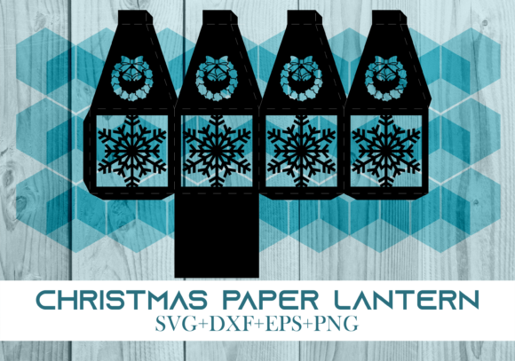 3D SVG Christmas Paper Lantern Series 0522: Festive Flair for Holiday Branding