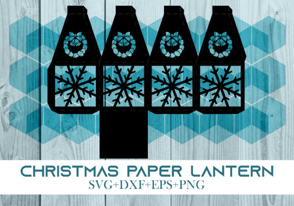 Christmas Paper Lantern Series 0171: A 3D SVG Review