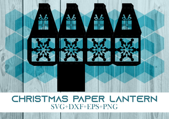 Christmas Paper Lantern Series 0187: 3D SVG Review