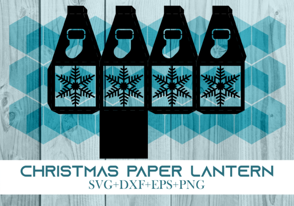 Christmas Paper Lantern Series 0208: 3D SVG Review