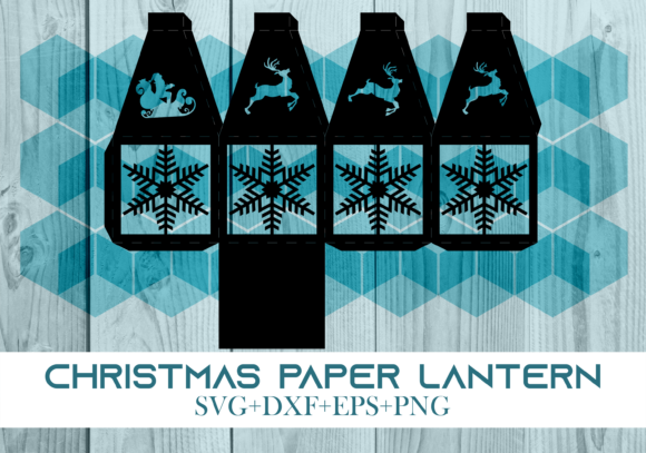 Christmas Paper Lantern Series 0219: 3D SVG Review