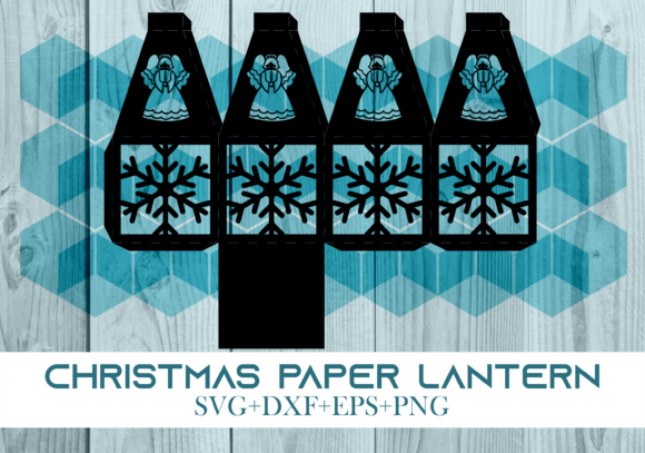 Christmas Paper Lantern Series 0303: A 3D SVG That Elevates Holiday Branding