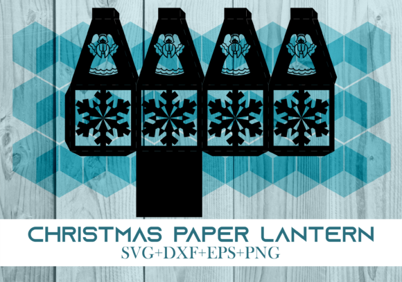 Christmas Paper Lantern Series 0381: Festive 3D SVG for Seasonal Branding