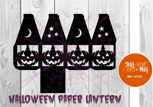 Halloween Paper Lantern Series 007 – 3D SVG for Holiday Decor & Digital Product Sellers