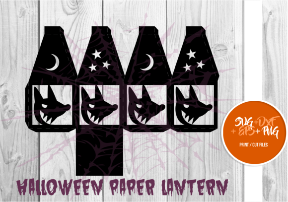 Halloween Paper Lantern Series 078: 3D SVG for Crafters & Etsy Sellers